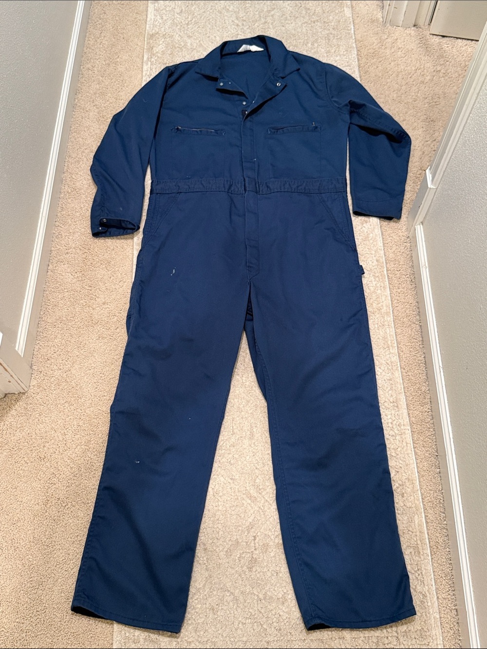 Key Imperial Size 48 Long (XL) Mechanics Coveralls Jumpsuit Boiler Suit Workwear